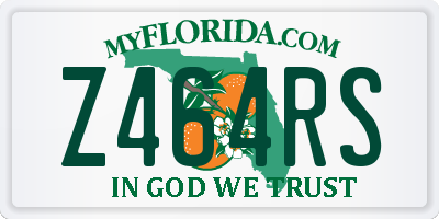 FL license plate Z464RS