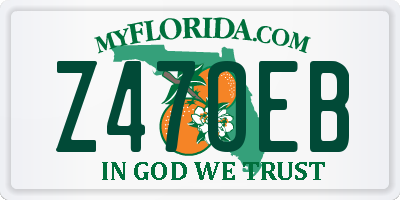 FL license plate Z47OEB