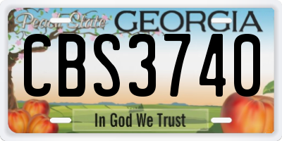 GA license plate CBS3740