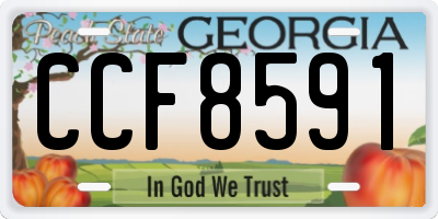 GA license plate CCF8591