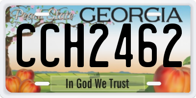 GA license plate CCH2462