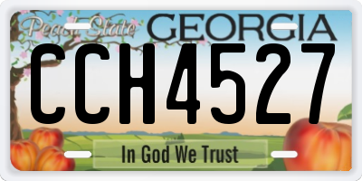 GA license plate CCH4527