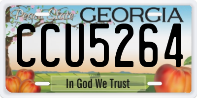 GA license plate CCU5264