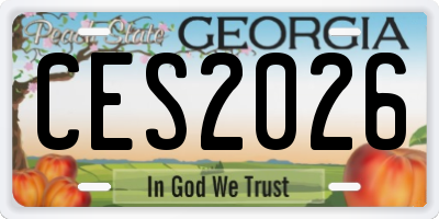 GA license plate CES2026