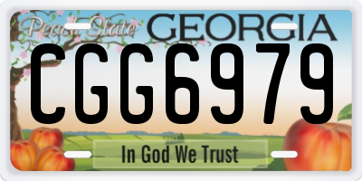 GA license plate CGG6979