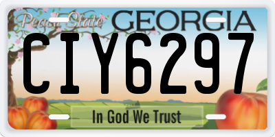 GA license plate CIY6297