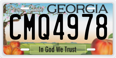 GA license plate CMQ4978