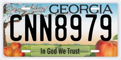 GA license plate CNN8979