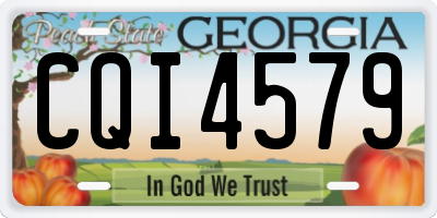 GA license plate CQI4579