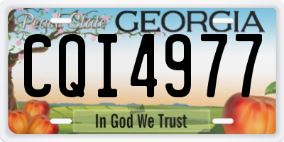 GA license plate CQI4977