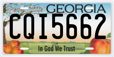 GA license plate CQI5662