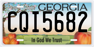 GA license plate CQI5682