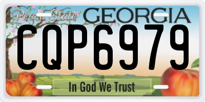 GA license plate CQP6979