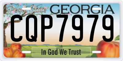 GA license plate CQP7979