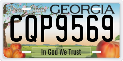 GA license plate CQP9569