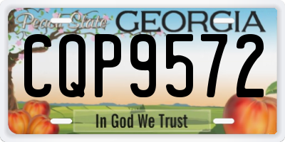 GA license plate CQP9572