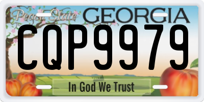 GA license plate CQP9979