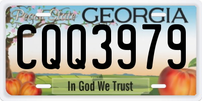 GA license plate CQQ3979