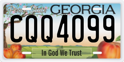 GA license plate CQQ4099