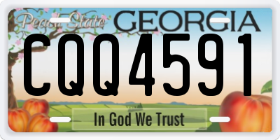 GA license plate CQQ4591