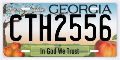 GA license plate CTH2556