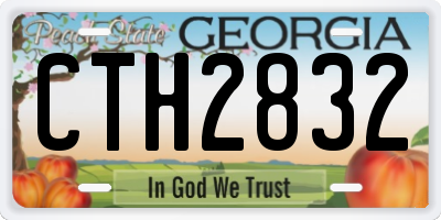 GA license plate CTH2832