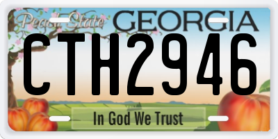GA license plate CTH2946