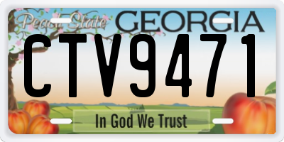 GA license plate CTV9471