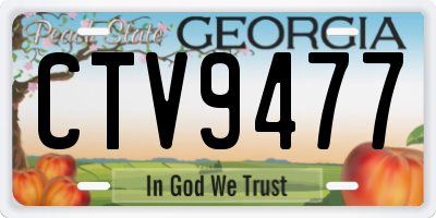 GA license plate CTV9477