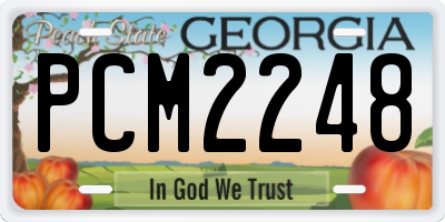 GA license plate PCM2248