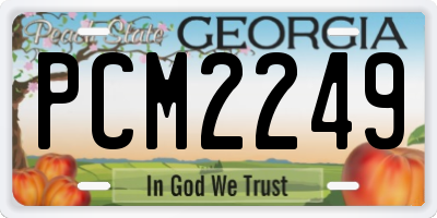 GA license plate PCM2249