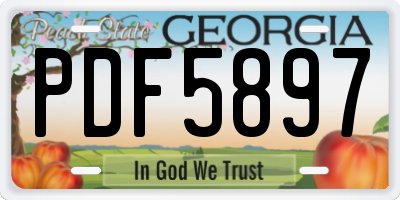 GA license plate PDF5897