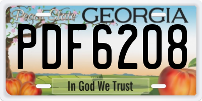 GA license plate PDF6208