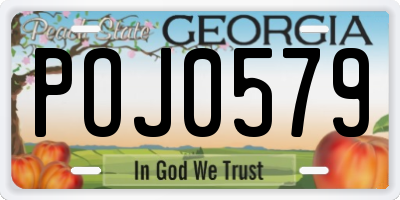 GA license plate POJ0579