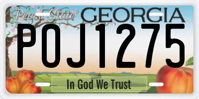 GA license plate POJ1275