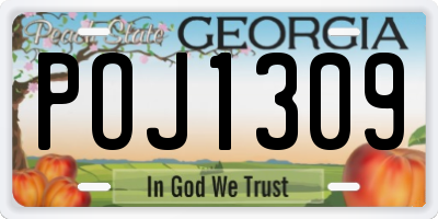 GA license plate POJ1309