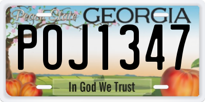 GA license plate POJ1347