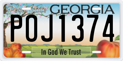 GA license plate POJ1374