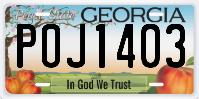 GA license plate POJ1403