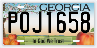 GA license plate POJ1658
