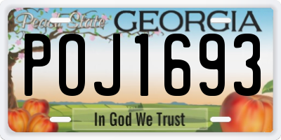 GA license plate POJ1693