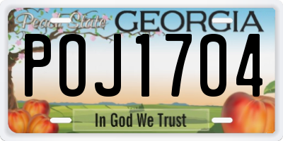 GA license plate POJ1704