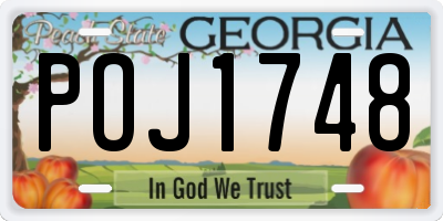 GA license plate POJ1748