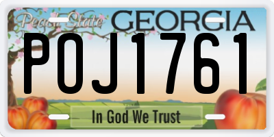 GA license plate POJ1761