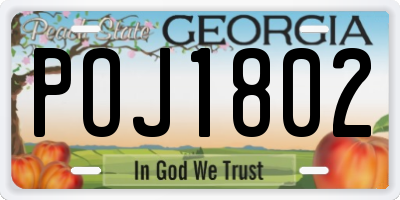 GA license plate POJ1802