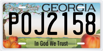 GA license plate POJ2158