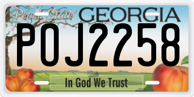 GA license plate POJ2258