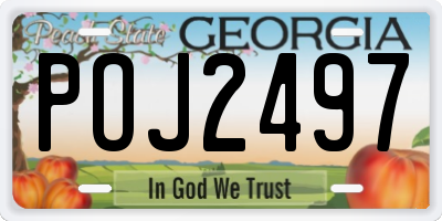GA license plate POJ2497
