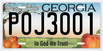 GA license plate POJ3001