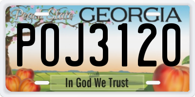 GA license plate POJ3120